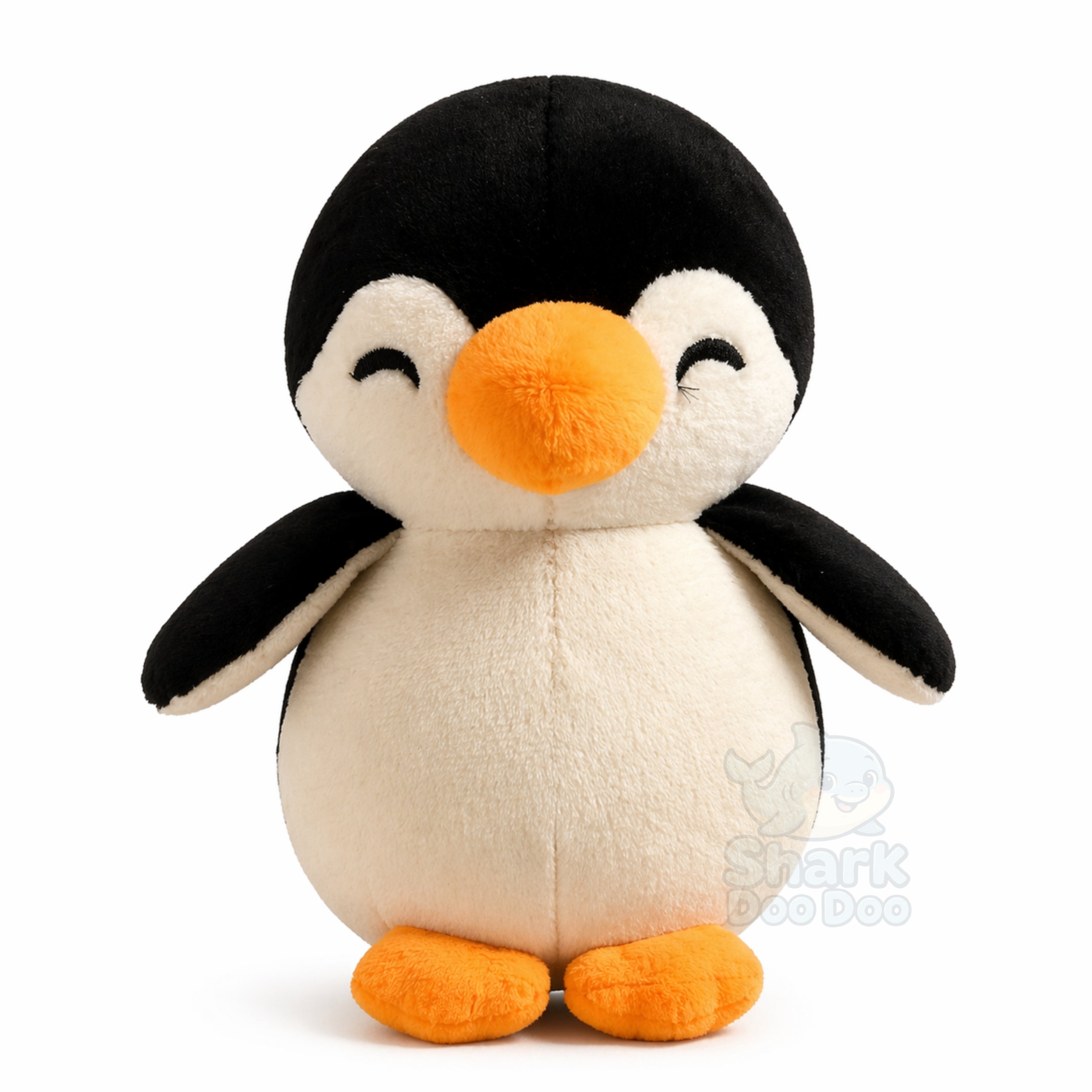 Shark Doo Doo® Penguin Plush Toy for Infants & Kids | Super Soft Stuffed Animal Teddy for Boys, Girls & Babies | Cute Black & White Penguin Soft Toy for Sleeping, Hugging & Gifting | Small Size 18 cm