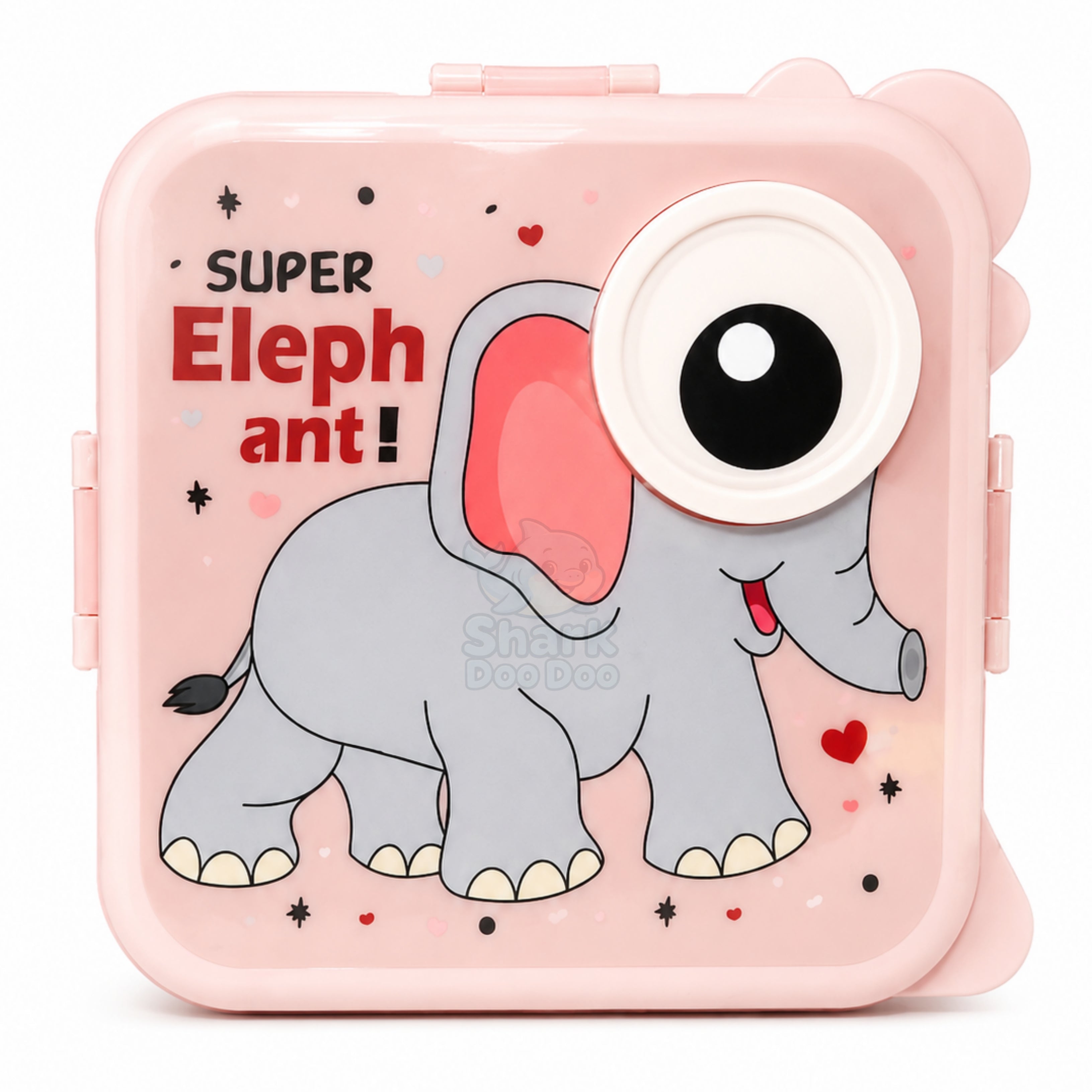 Shark Doo Doo® Super Elephant Pink - Kids Stainless Steel Lunch Box for School | Insulated Bento Tiffin Box (Copy) (Copy)