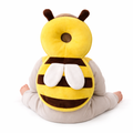Shark Doo Doo® Baby Head Protector Cushion for 6–24 Months | Soft Plush Safety Backpack for Toddlers | Adjustable Straps, Anti-Fall Pillow for Infants (Yellow Bee)