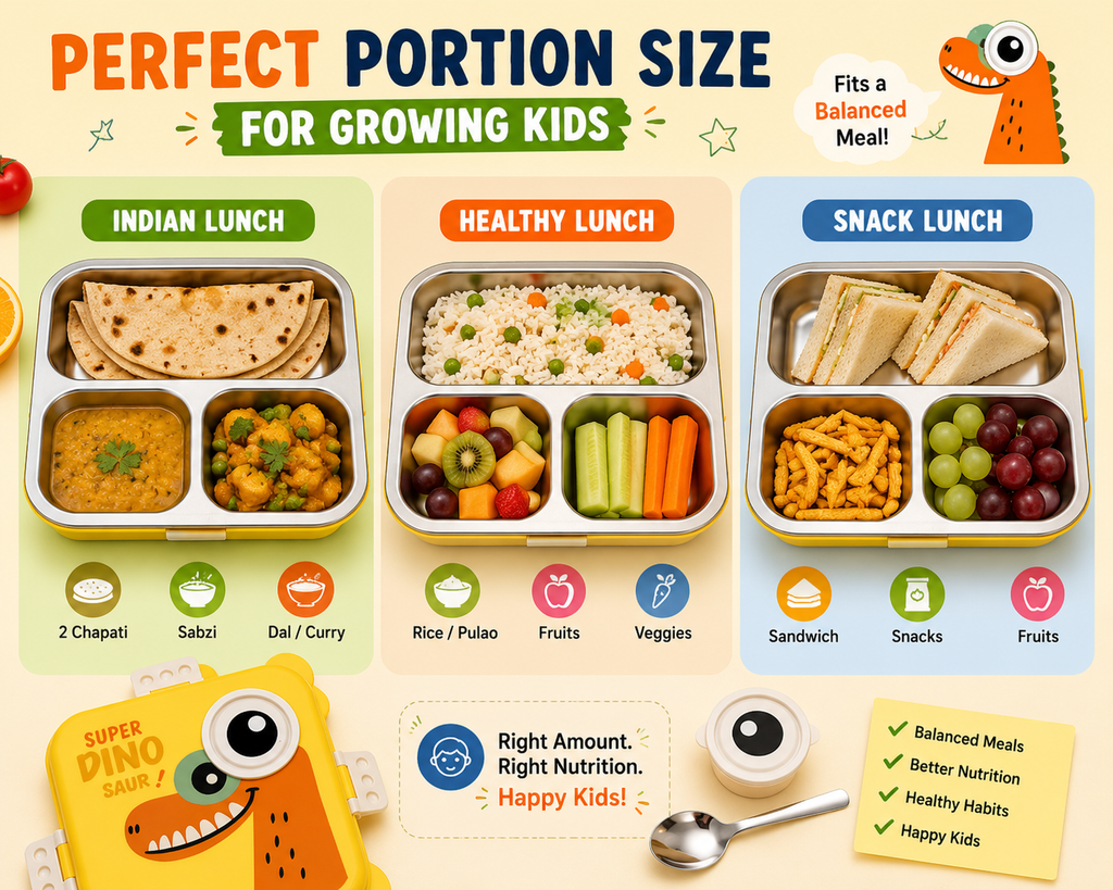 Shark Doo Doo® Super Dinosaur Yellow - Kids Stainless Steel Lunch Box for School | Insulated Bento Tiffin Box (Copy)